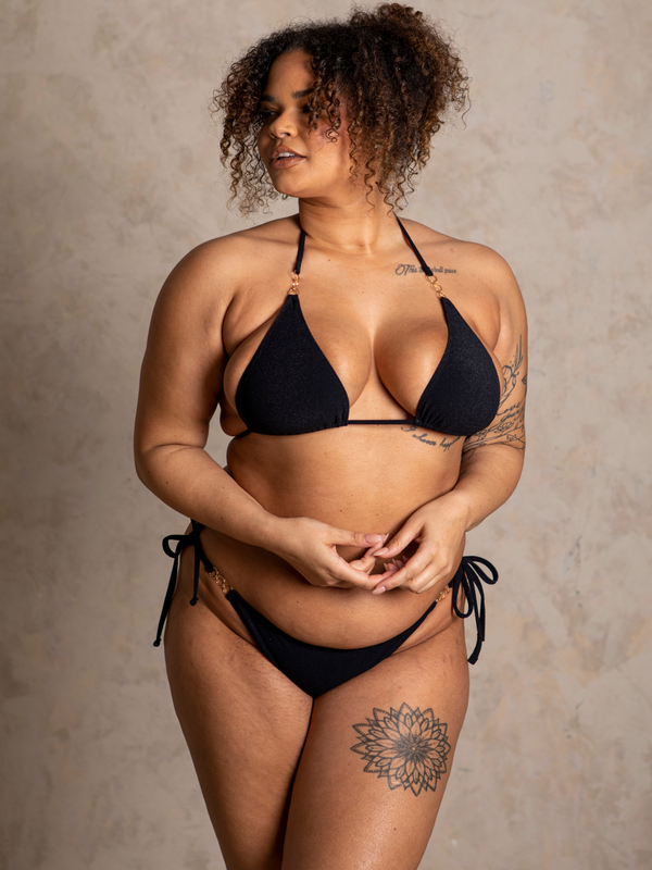 SWIM SOCIETY | INES BLACK BIKINI | SUSTAINABLE SWIMWEAR | IMAGE 1